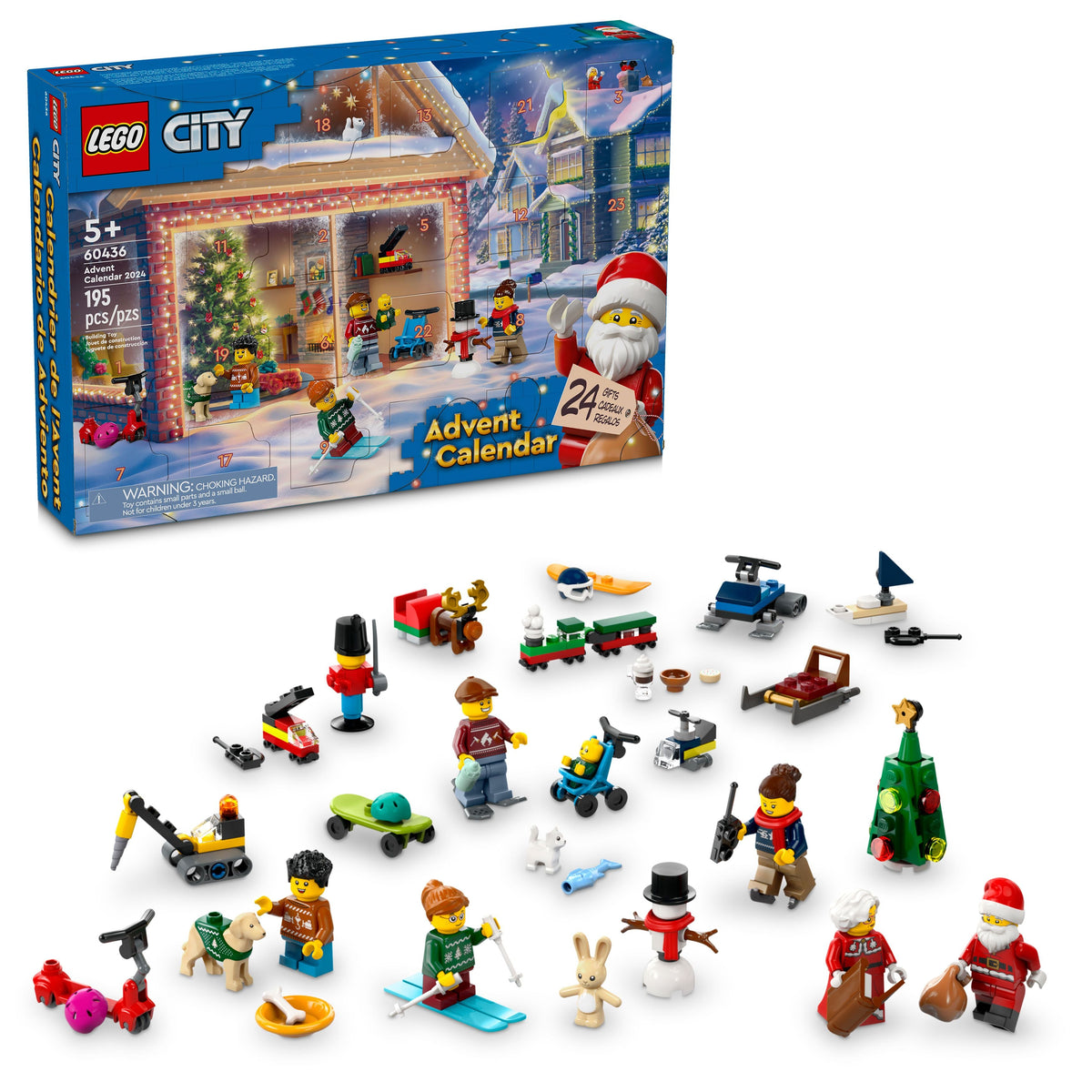60436 City Advent Calendar 2024 product image 2, provided for visual reference and product detail review