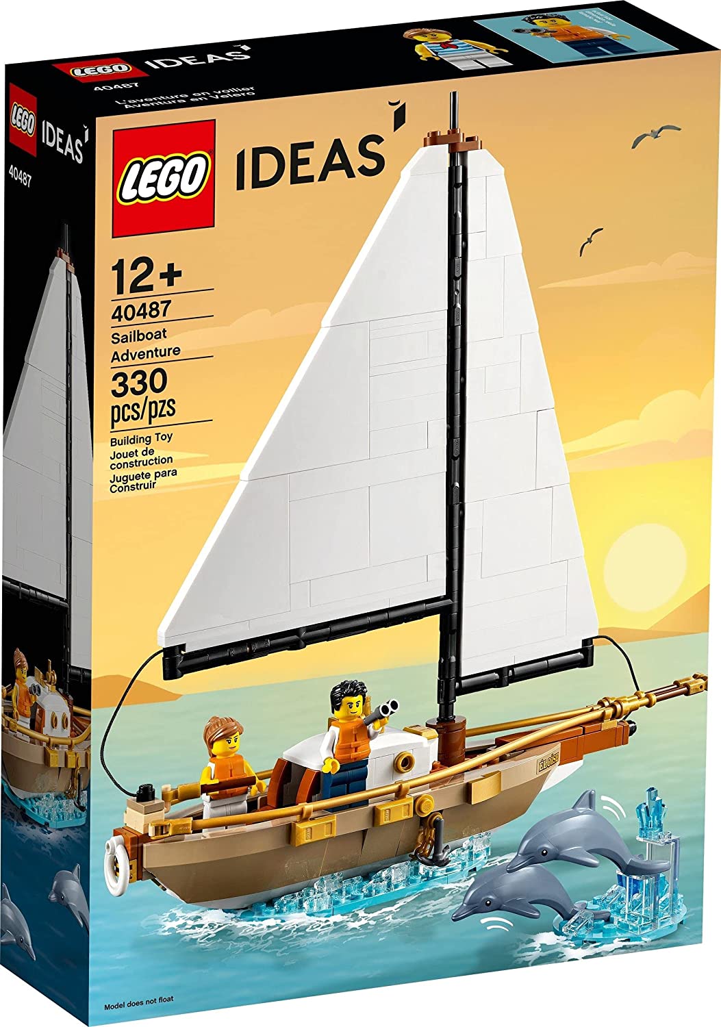 40487 Sailboat Adventure (Retired) (Certified Complete) product image 1, provided for visual reference and product detail