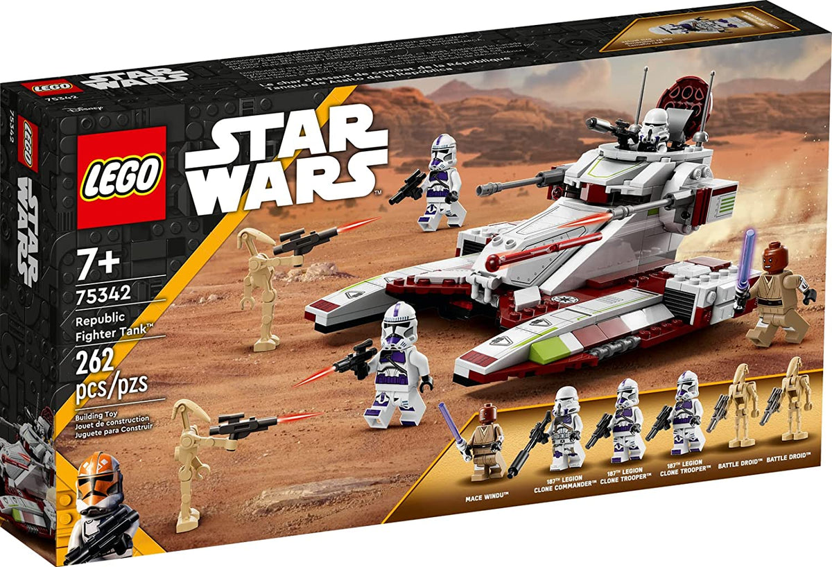 75342 Republic Fighter Tank (Retired) (Certified Complete) product image 1, provided for visual reference and product detail