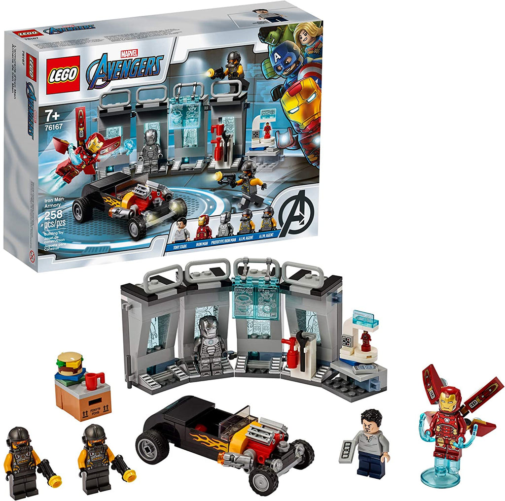 76167 Iron Man Armory (Retired) (Certified Complete) product image 1, provided for visual reference and product detail review