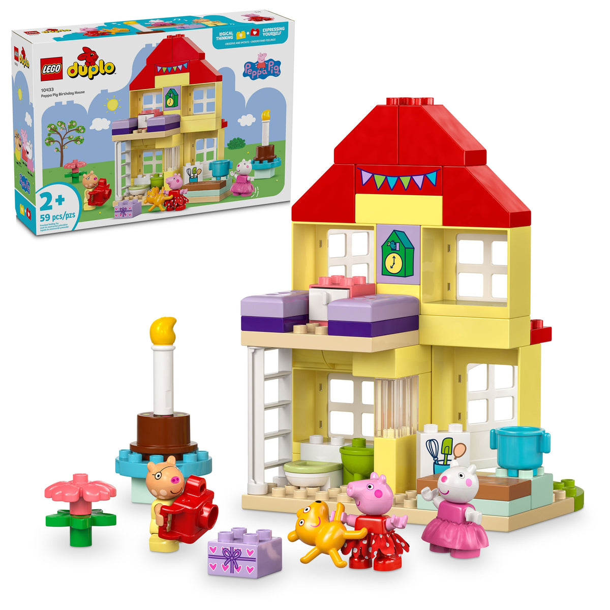 10433 LEGO Duplo Peppa Pig Birthday House product image 2, provided for visual reference and product detail review