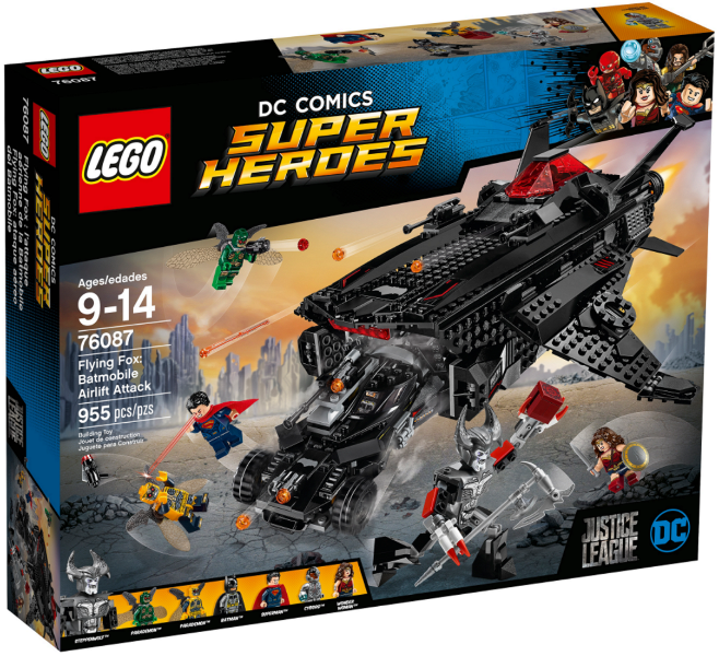 76087 Flying Fox: Batmobile Airlift Attack (Retired) (Sealed) product image 1, provided for visual reference and product