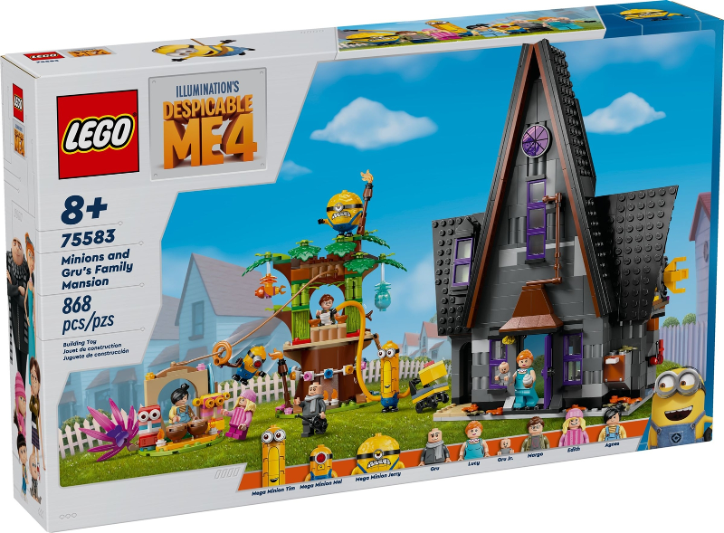 75583 Minions and Gru's Family Mansion product image 1, provided for visual reference and product detail review
