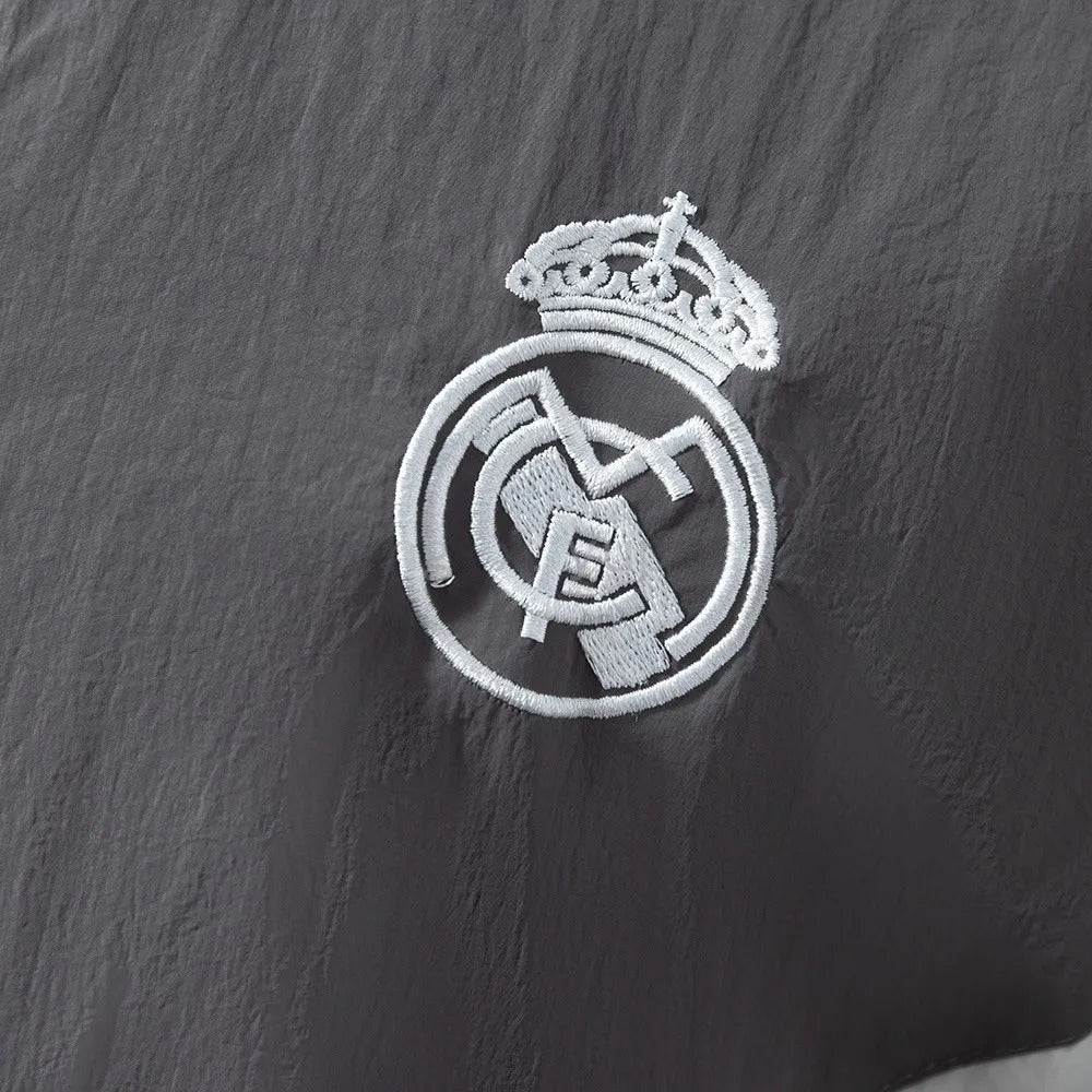 Real Madrid Windbreaker 2025/26 Grey Football Kit product image 5
