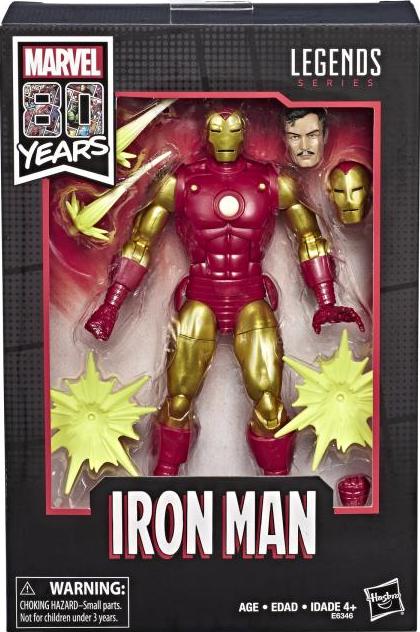 Iron Man 80 Years (Marvel Legends, Hasbro) *SEALED* product image 2, provided for visual reference and product detail review