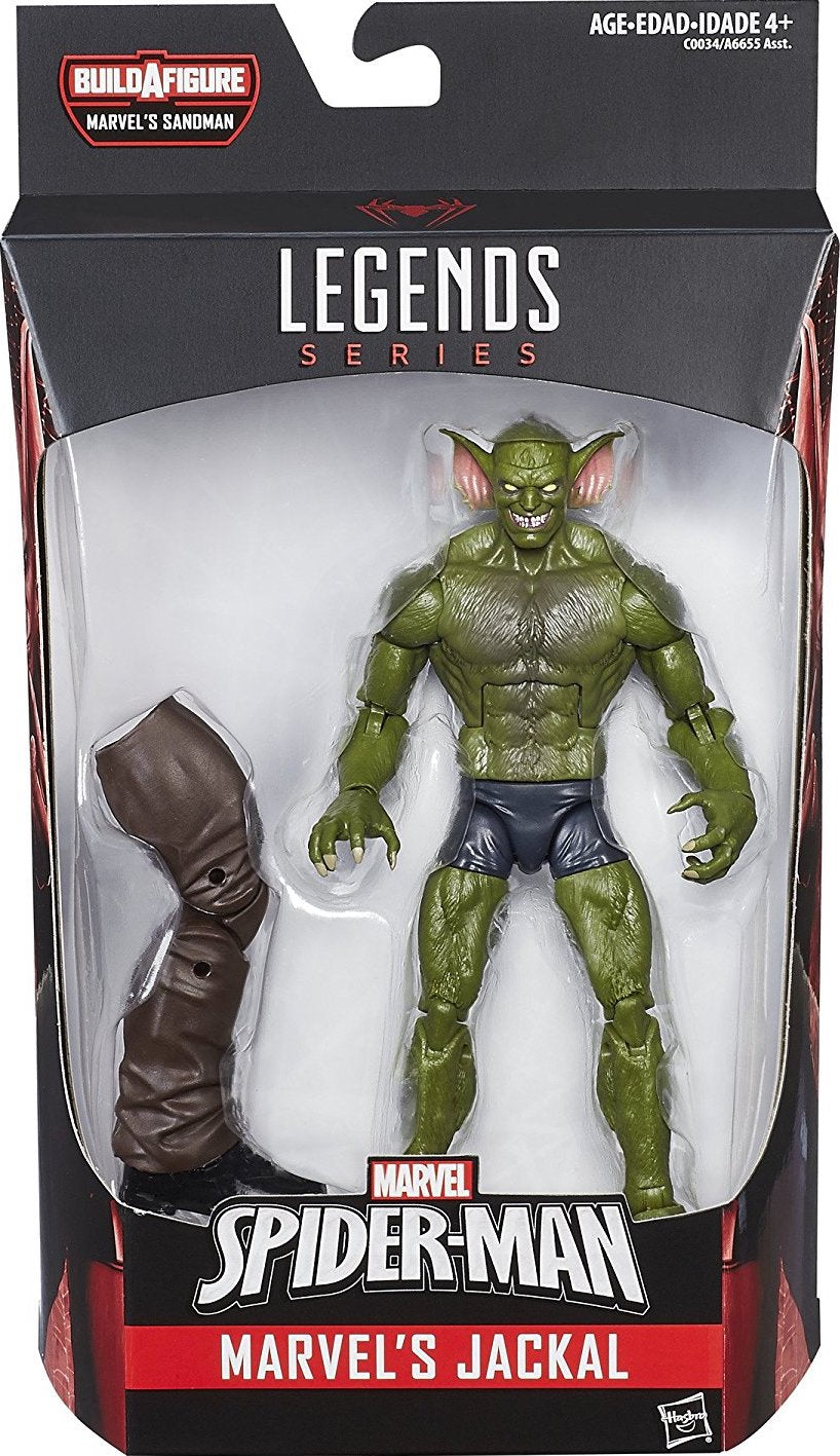 Jackal BAF Sandman (Marvel Legends, Hasbro) product image 1, provided for visual reference and product detail review