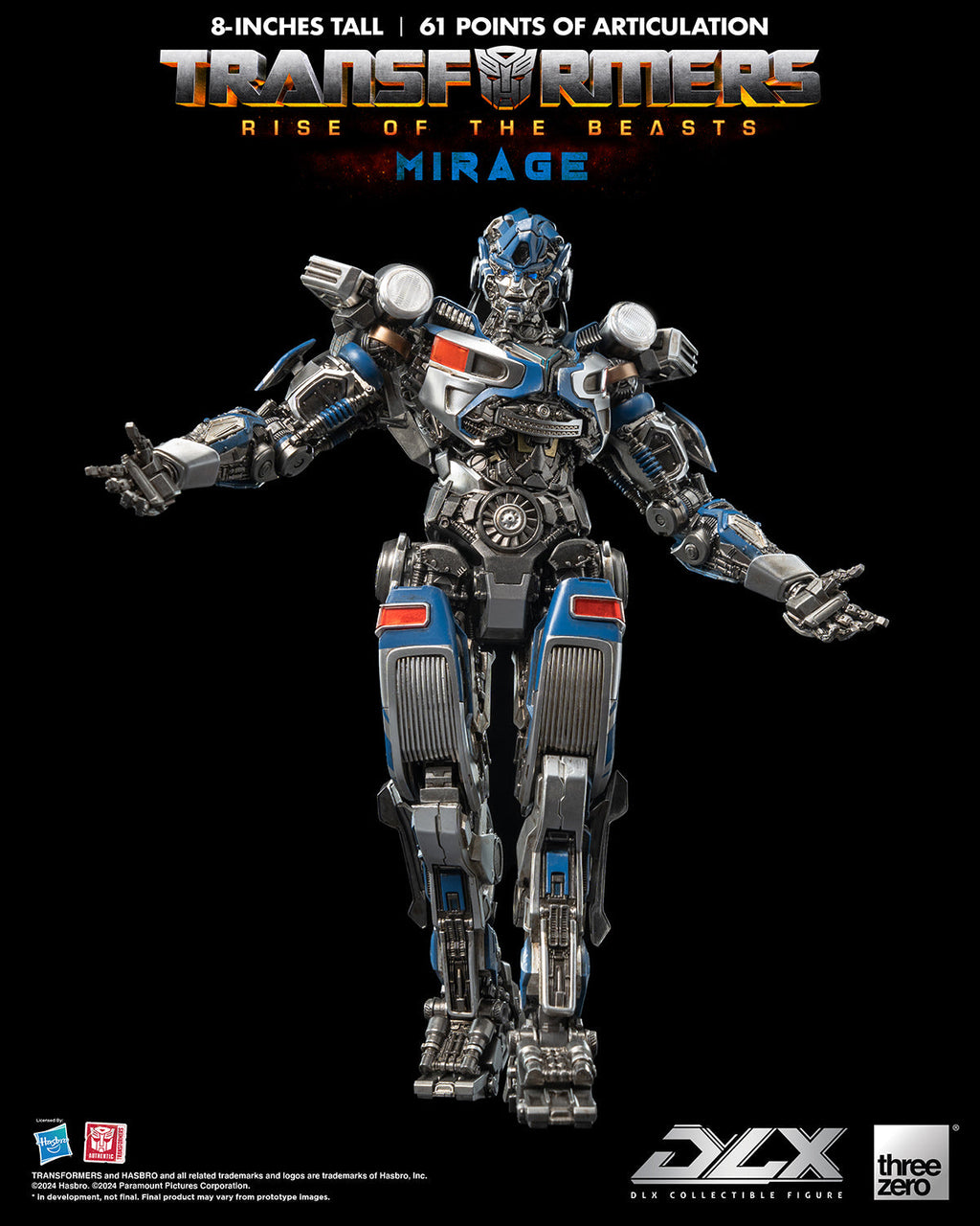 Mirage Rise of the Best (Transformers DLX, Threezero) SEALED product image 4, provided for visual reference and product
