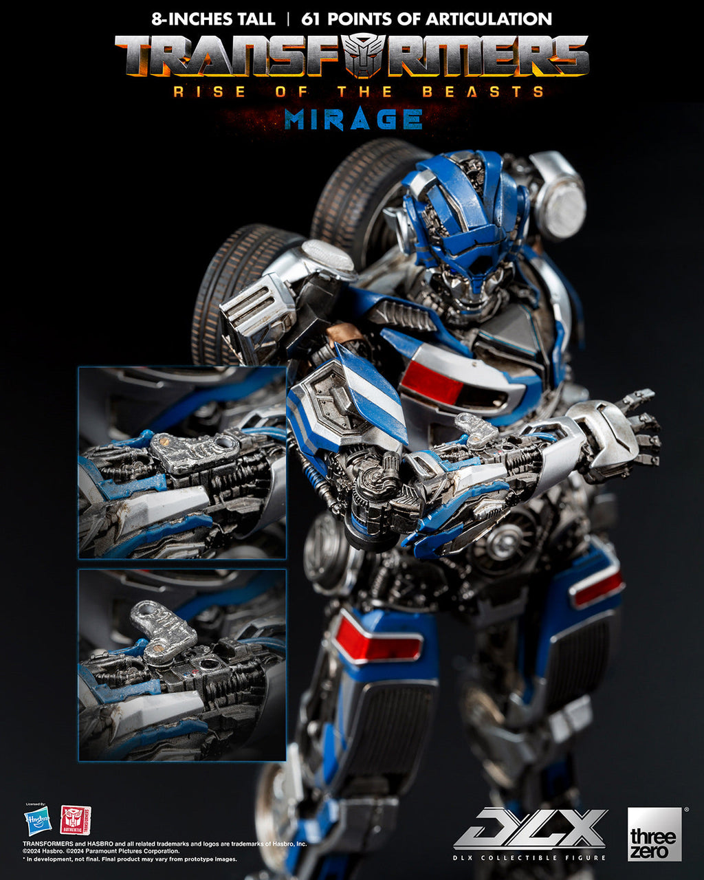 Mirage Rise of the Best (Transformers DLX, Threezero) SEALED product image 6, provided for visual reference and product