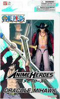 Dracule Mihawk (Bandai Anime Heroes, One Piece) product image 1, provided for visual reference and product detail review