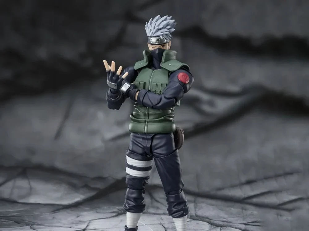 Kakashi Hatake -The Famed Sharingan Hero- Reissue (Bandai SH Figuarts, Naruto) *SEALED* product image 1, provided for visual