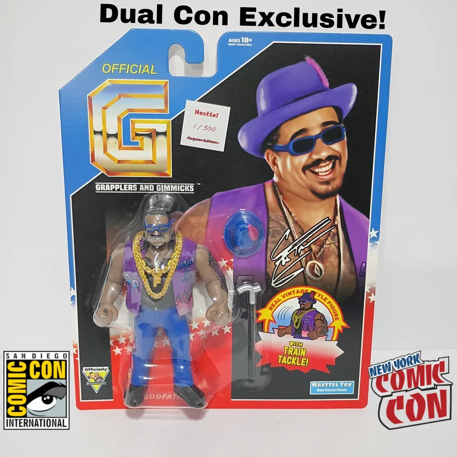 Godfather NYCC (Grapplers & Gimmicks WWF, Hasttel Toys) 1 of 500 product image 2, provided for visual reference and product