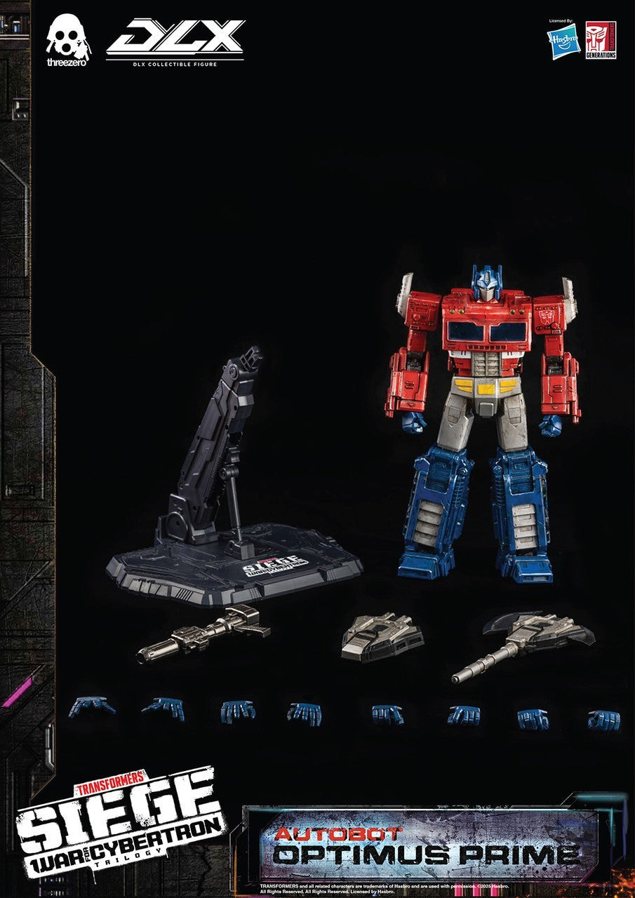 Optimus Prime War for Cybertron (Transformers DX, Threezero) SEALED product image 3, provided for visual reference and