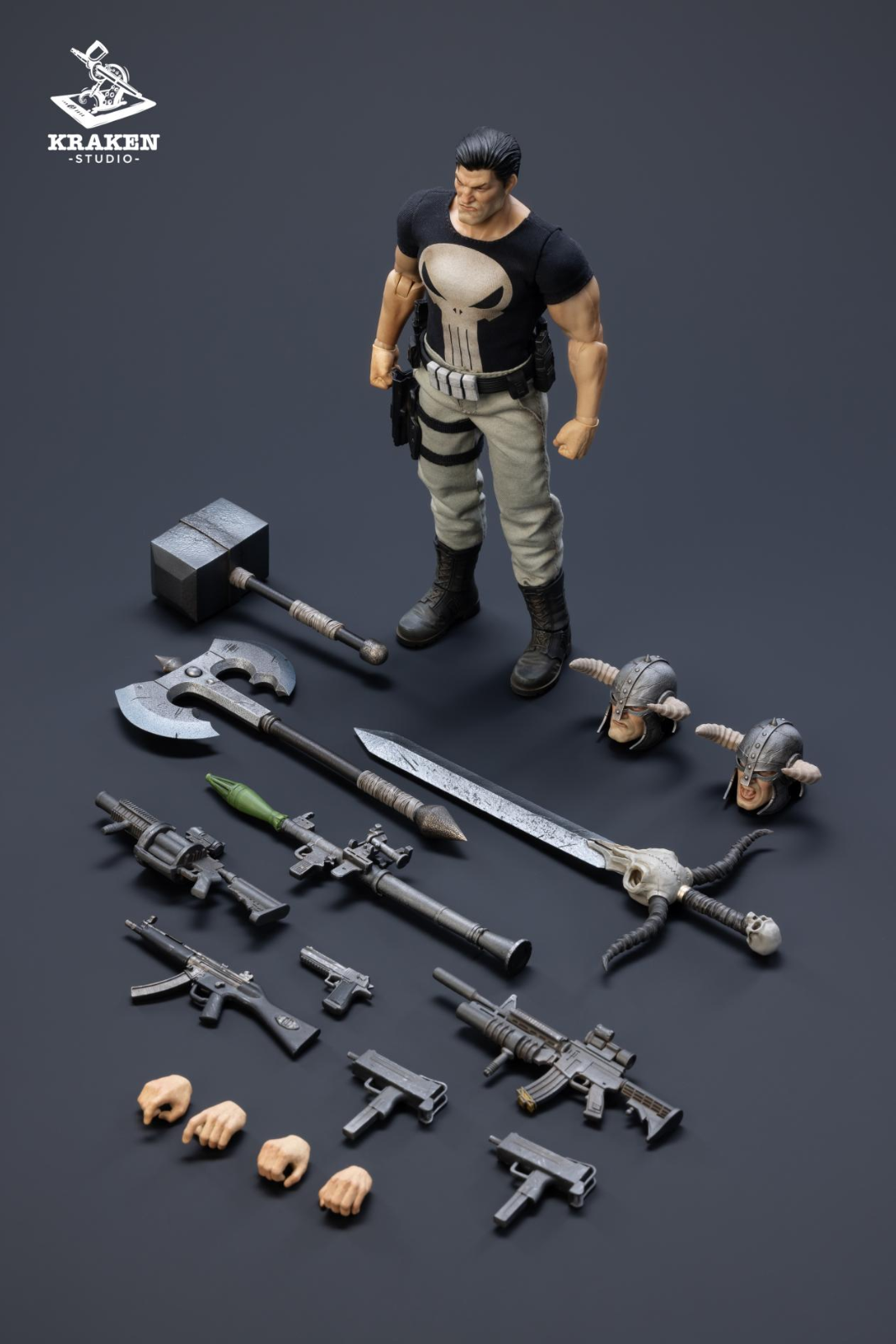 Criminal Nemesis Punisher 1/12 Deluxe (Kraken Studio, Third Party) **NEW IN BOX** product image 6, provided for visual