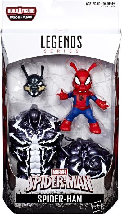 Spider Ham -BAF Monster Venom- (Marvel Legends, Hasbro) product image 1, provided for visual reference and product detail