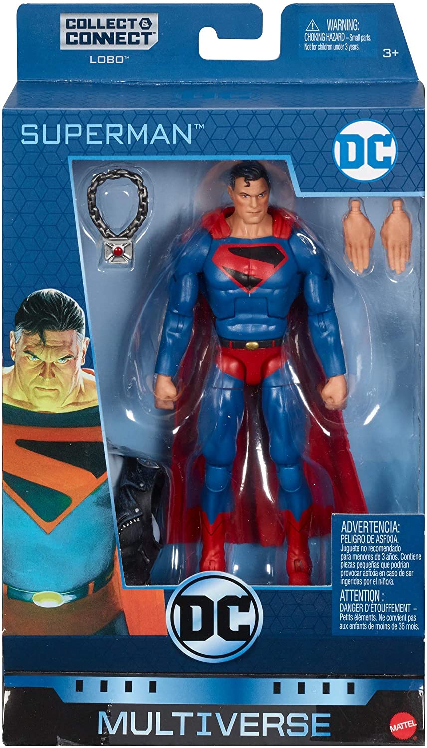 Kingdom Come Superman BAF Lobo (DC Multiverse, Mattel) product image 1, provided for visual reference and product detail