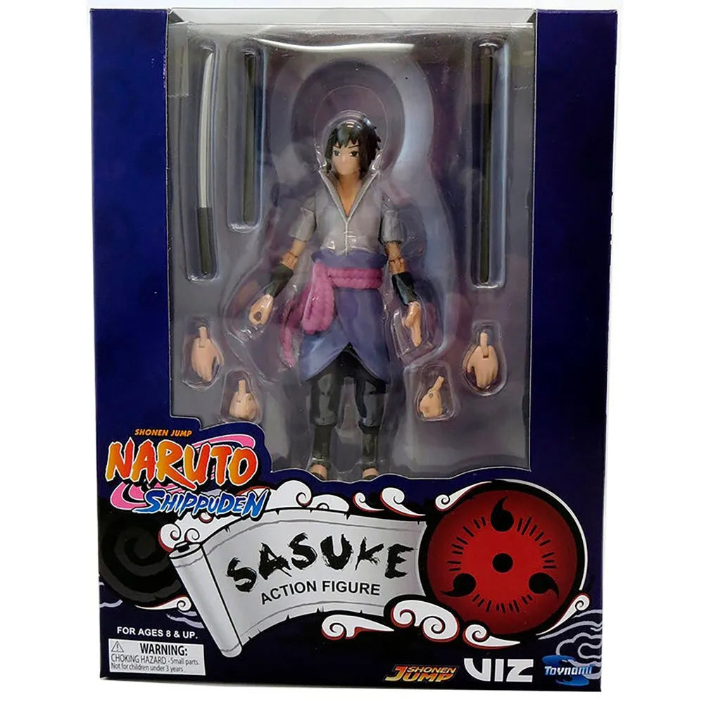 Sasuke 4" Figure (Naruto Shippuden, Toynami) SEALED product image 1, provided for visual reference and product detail review