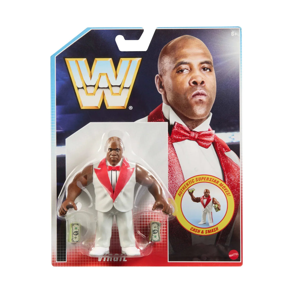 Virgil (WWE Retro, Mattel) SEALED product image 1, provided for visual reference and product detail review