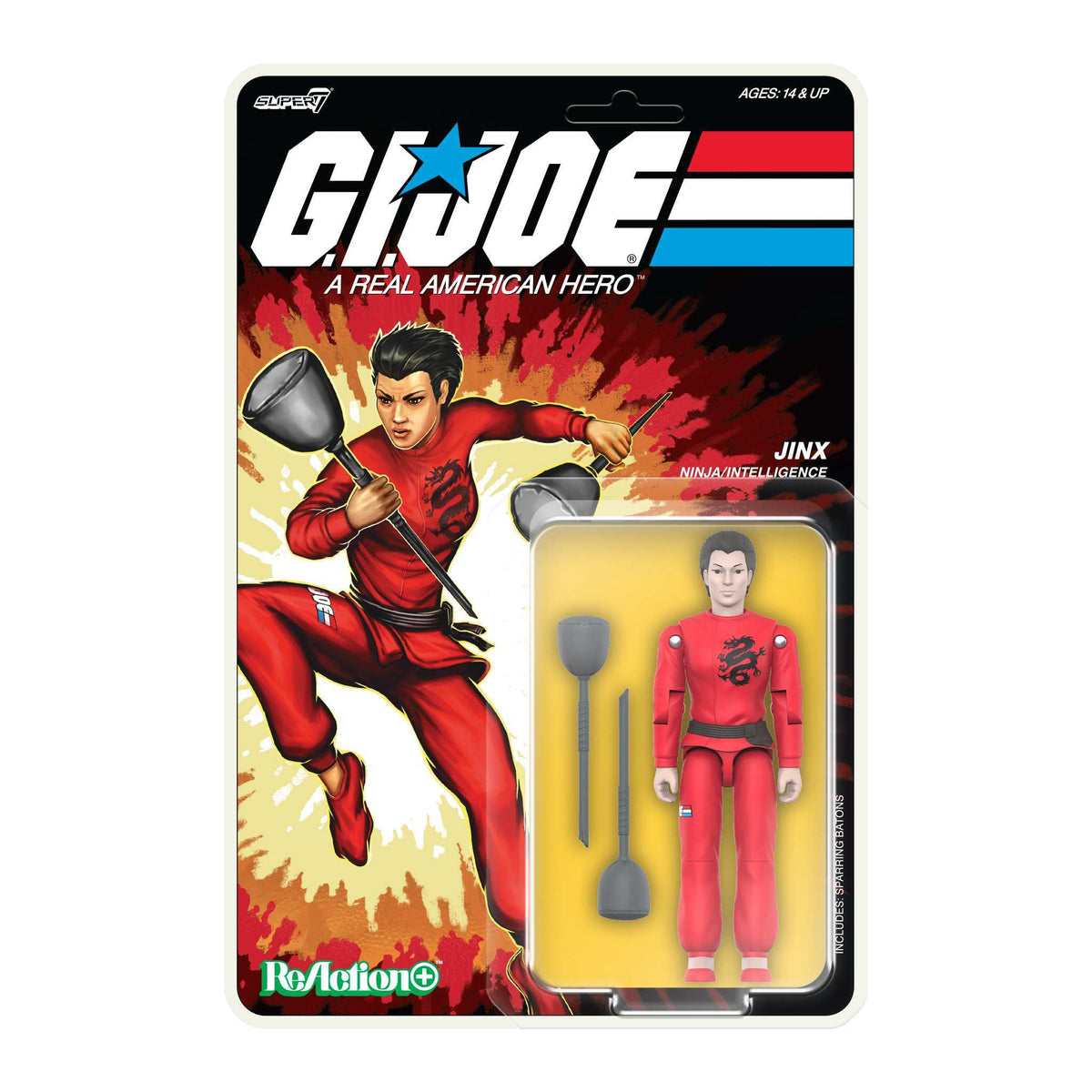 Jinx Movie Collection (Vintage Style GI Joe, Super7 Reaction+ ) product image 1, provided for visual reference and product