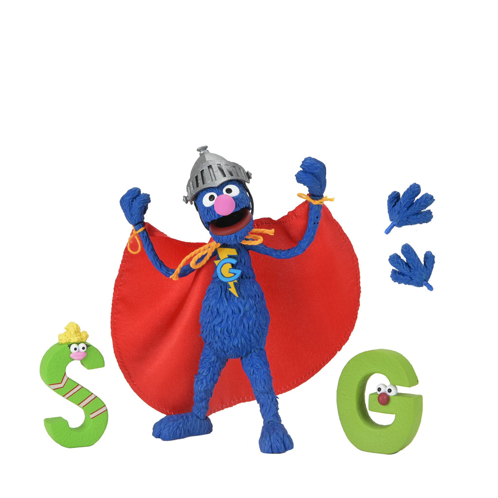 Super Grover Ultimate (Sesame Street, NECA) SEALED product image 2, provided for visual reference and product detail review