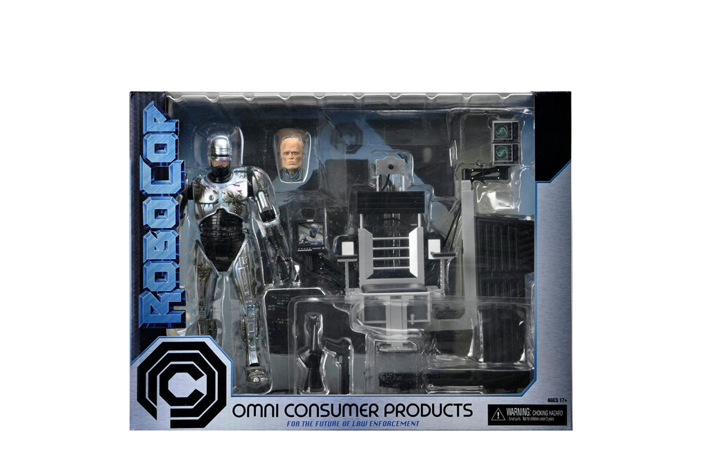 Ultimate Battle Damaged Robocop with Chair (NECA, Robocop) product image 1, provided for visual reference and product detail