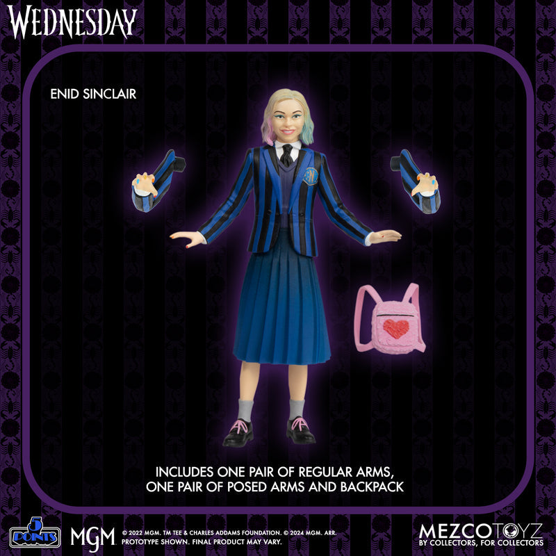 Wednesday & Enid 5 Points Box Set (Mezco, Addams Family) SEALED product image 5, provided for visual reference and product